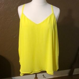 Bright Yellow Torrid Sleeveless Top